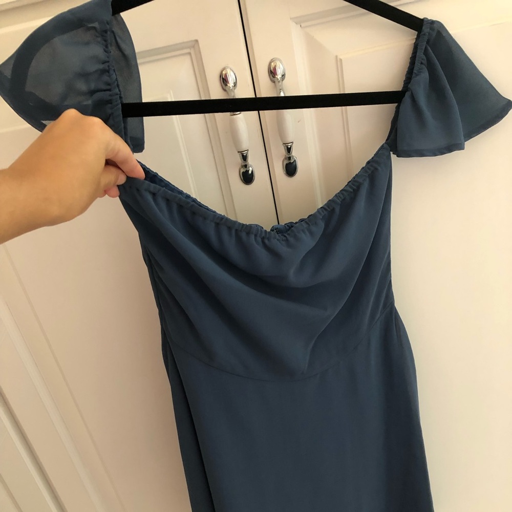 Never been worn blue women’s Lucca dress